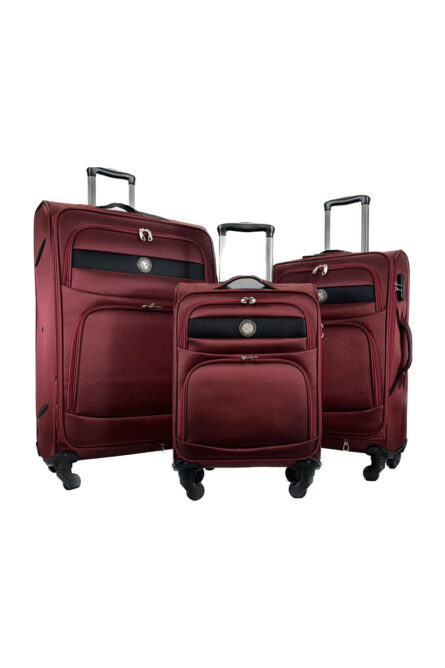 iz luggage kraft polo bordo 3lü set